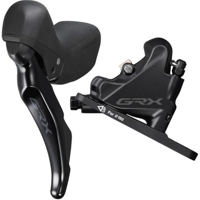 Шифтер/Тормозная ручка SHIMANO GRX, ST-RX400/BR-RX400, ЛЕВЫЙ, НА 2СК. ПОД ДИСК. ТОРМ IRX400DLF6SC100A